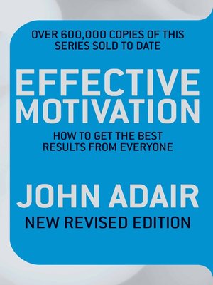 cover image of Effective Motivation